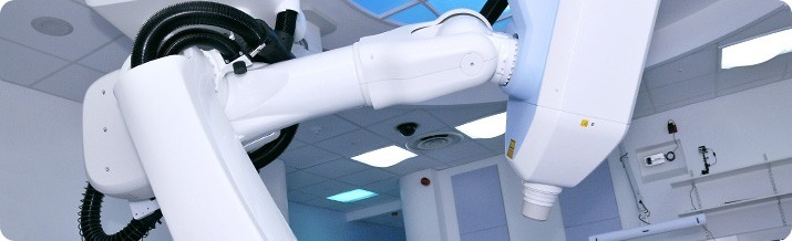 Image: CyberKnife unit at QEHB