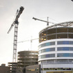 Construction photo of the new Queen Elizabeth Hospital Birmingham