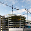 Construction photo of the new Queen Elizabeth Hospital Birmingham