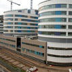 Construction photo of the new Queen Elizabeth Hospital Birmingham