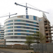 Construction photo of the new Queen Elizabeth Hospital Birmingham