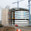 Construction photo of the new Queen Elizabeth Hospital Birmingham