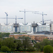 Construction photo of the new Queen Elizabeth Hospital Birmingham