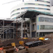 Construction photo of the new Queen Elizabeth Hospital Birmingham