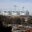 Construction photo of the new Queen Elizabeth Hospital Birmingham