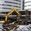 Construction photo of the new Queen Elizabeth Hospital Birmingham