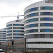 Construction photo of the new Queen Elizabeth Hospital Birmingham