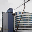 Construction photo of the new Queen Elizabeth Hospital Birmingham