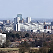 Construction photo of the new Queen Elizabeth Hospital Birmingham