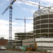 Construction photo of the new Queen Elizabeth Hospital Birmingham