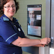 Photo from the first day of the move into the new Queen Elizabeth Hospital Birmingham