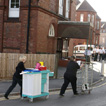 Photo from the first day of the move into the new Queen Elizabeth Hospital Birmingham