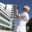 Photo from the first day of the move into the new Queen Elizabeth Hospital Birmingham