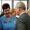 Photo from the recent visit to Queen Elizabeth Hospital Birmingham by the Prince of Wales and the Prime Minister