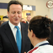 Photo from the recent visit to Queen Elizabeth Hospital Birmingham by the Prince of Wales and the Prime Minister