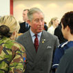 Photo from the recent visit to Queen Elizabeth Hospital Birmingham by the Prince of Wales and the Prime Minister