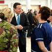 Photo from the recent visit to Queen Elizabeth Hospital Birmingham by the Prince of Wales and the Prime Minister