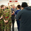 Photo from the recent visit to Queen Elizabeth Hospital Birmingham by the Prince of Wales and the Prime Minister