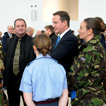 Photo from the recent visit to Queen Elizabeth Hospital Birmingham by the Prince of Wales and the Prime Minister