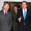 Photo from the recent visit to Queen Elizabeth Hospital Birmingham by the Prince of Wales and the Prime Minister