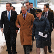 Photo from the recent visit to Queen Elizabeth Hospital Birmingham by the Prince of Wales and the Prime Minister