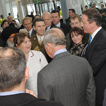 Photo from the recent visit to Queen Elizabeth Hospital Birmingham by the Prince of Wales and the Prime Minister