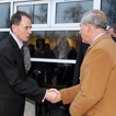 Photo from the recent visit to Queen Elizabeth Hospital Birmingham by the Prince of Wales and the Prime Minister