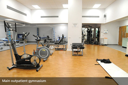 Main outpatient gymnasium